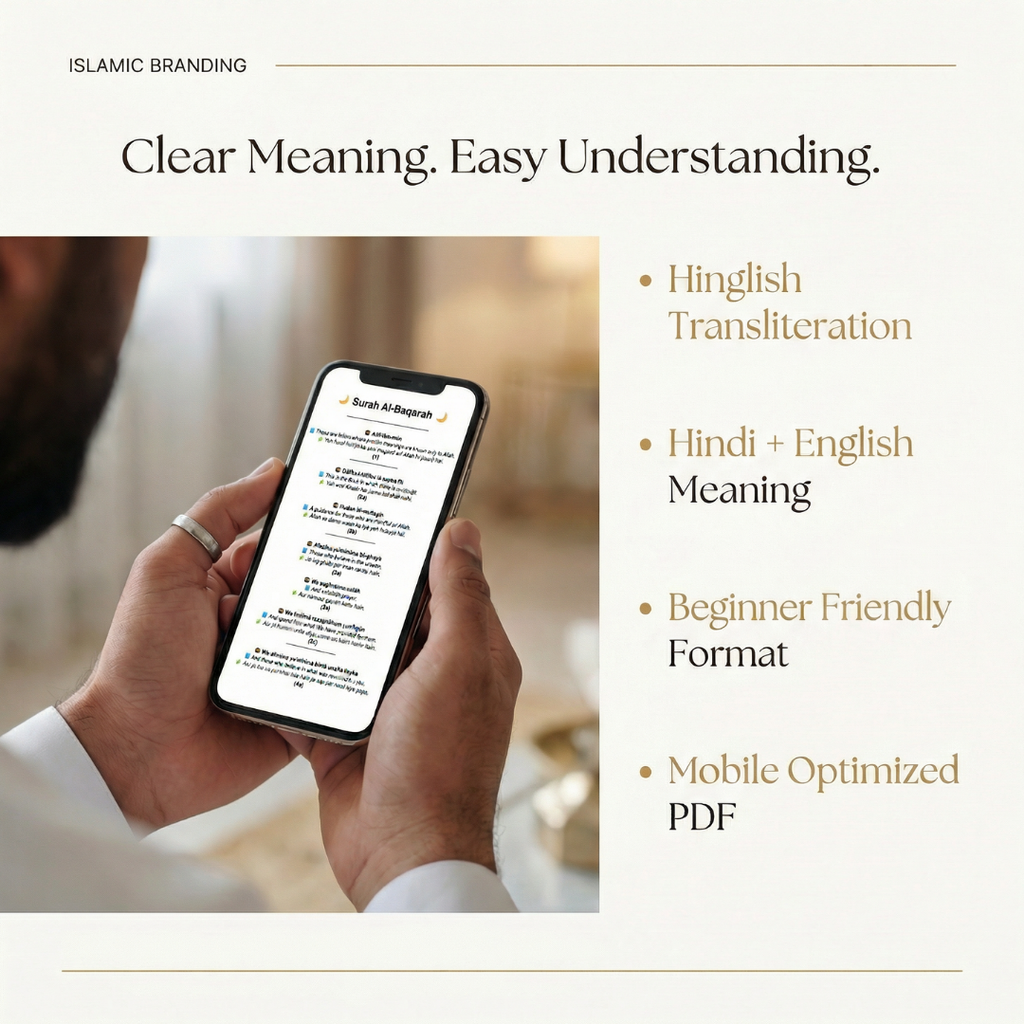 Ibtida Qur’an Translation Made Simple — Hinglish + English Digital eBook (Complete Qur’an PDF Bundle)